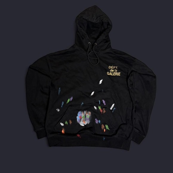 Authentic Dept. Gallery black hoodie MEN SIZE M